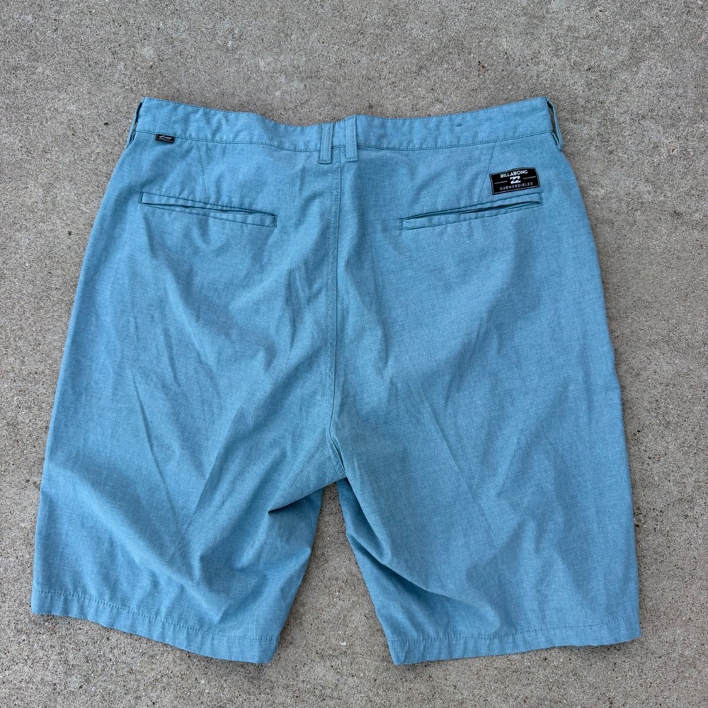 Billabong Submersibles Crossfire Shorts Mens 34 Blue Hybrid Boardshorts Casual - Picture 2 of 11